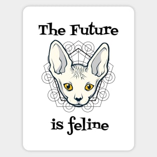 The Future Is Feline T-Shirt Magnet